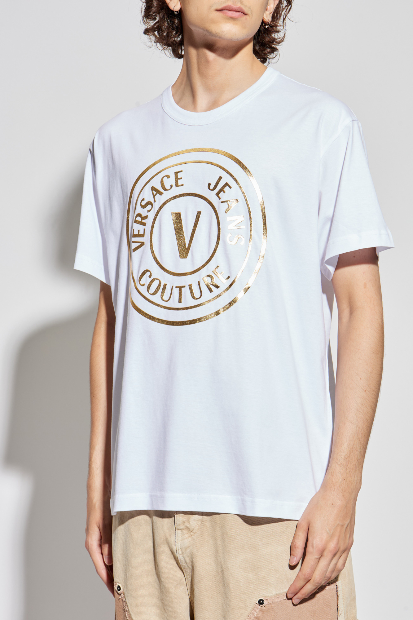 Versace Jeans Couture T-shirt with printed logo | Men's